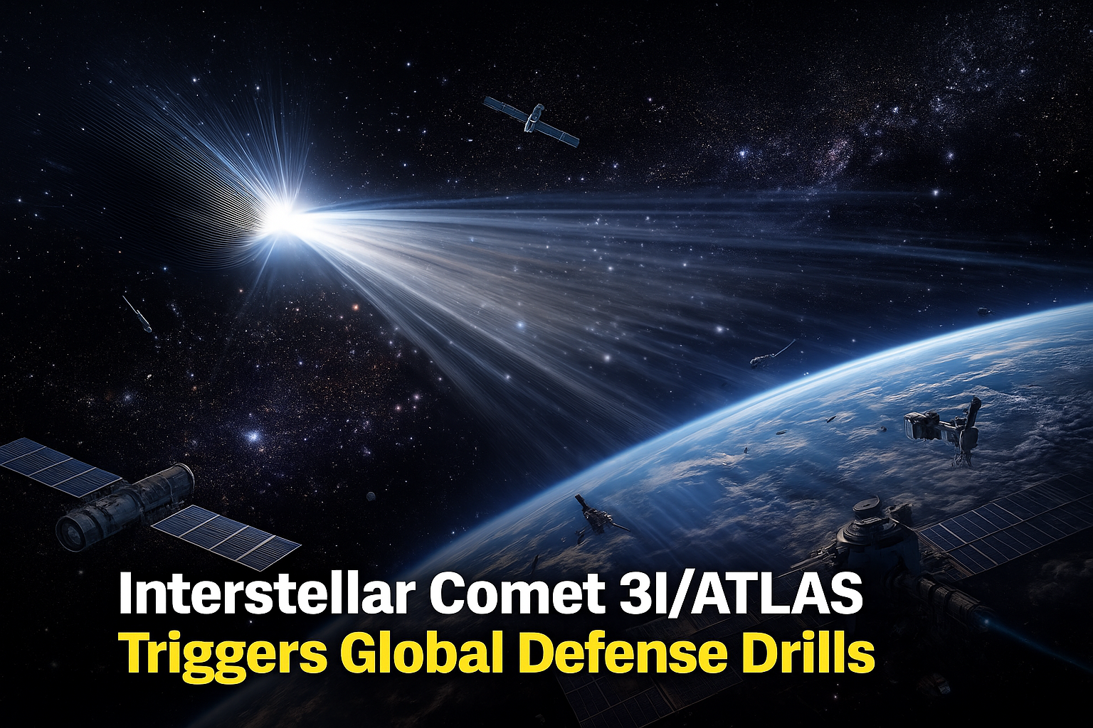 Interstellar Comet 3I/ATLAS: Scientists Launch Global Defense Drills as Object Nears Earth